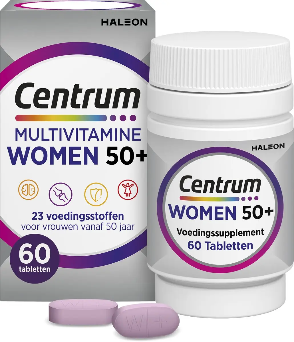 Centrum Women 50+ Multivitaminen 60 Stuks