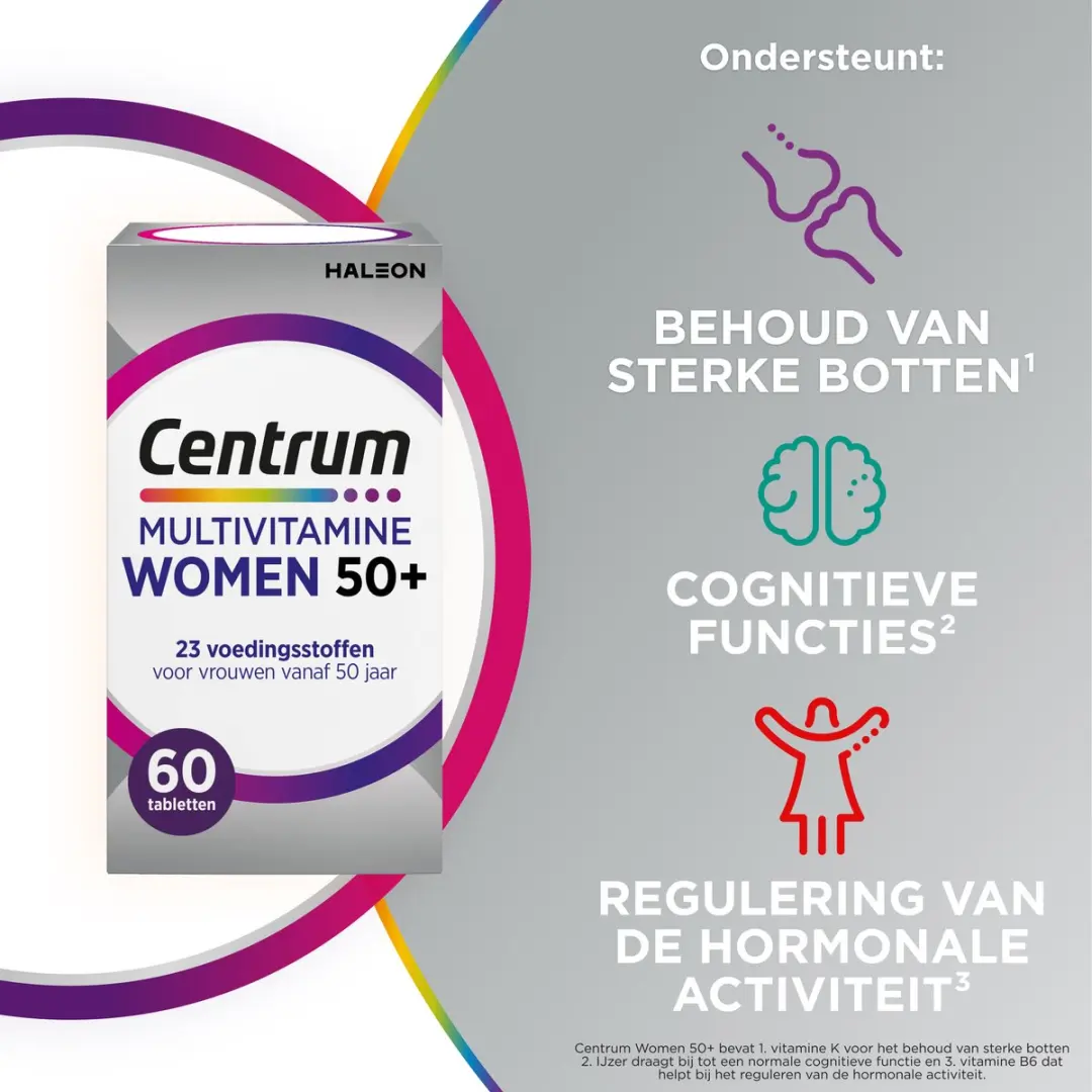 Centrum Women 50+ Multivitaminen 60 Stuks