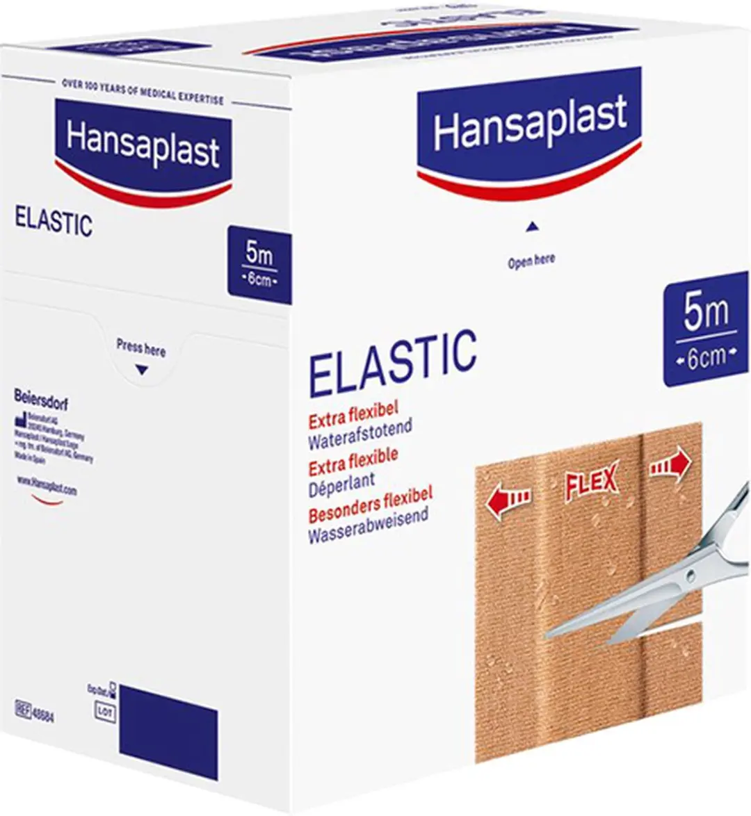 Hansaplast Med Elastic Beige - 5mx6cm