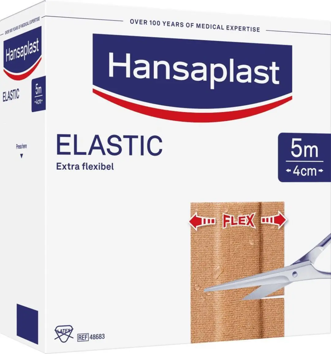 Hansaplast Med Elastic Beige - 5mx6cm