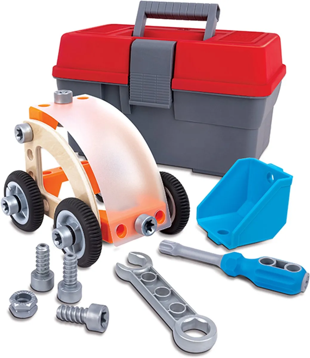 Hape E3038 Bouwspeelgoed Auto Multicolor