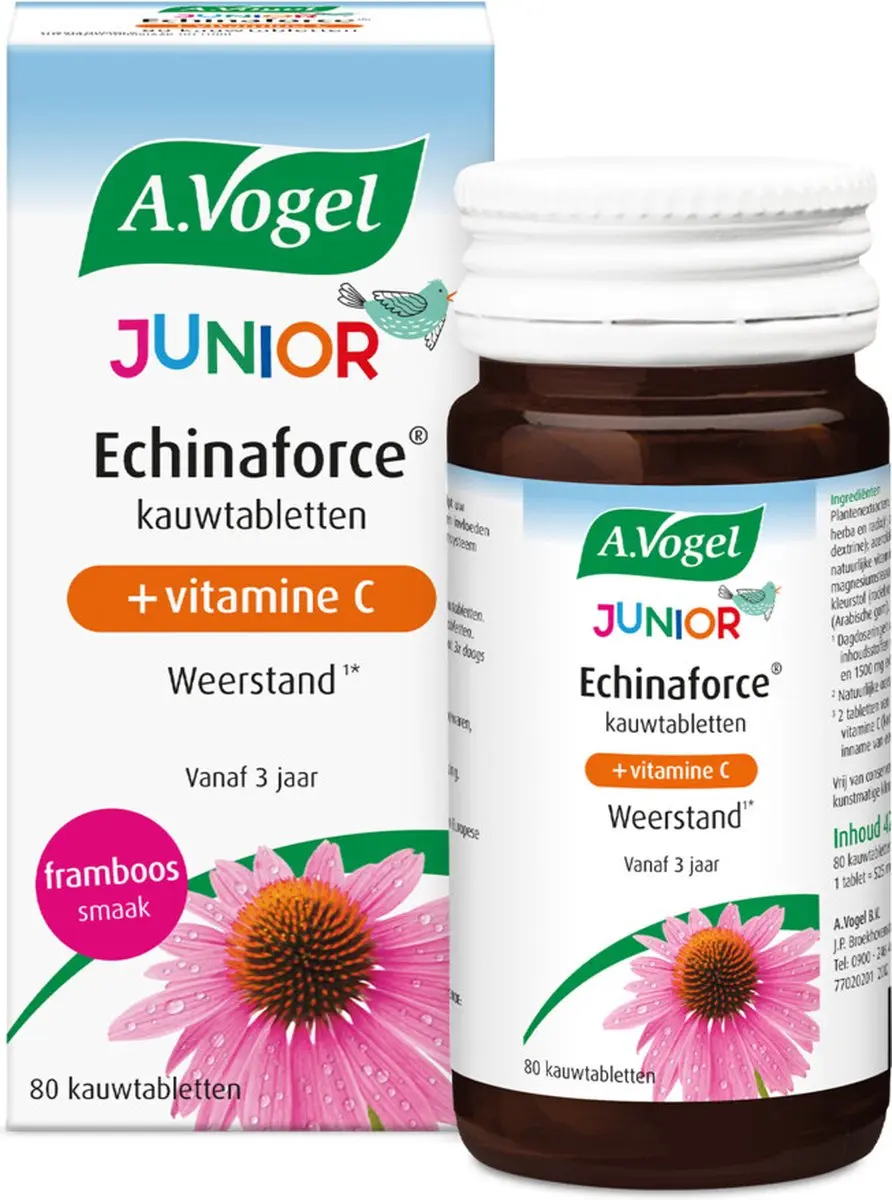 A.Vogel Echinaforce Junior Kauwtabletten 160g - 2x80 Stuks