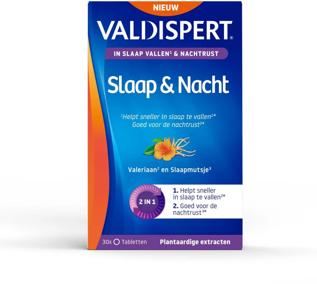 Valdispert Slaap & Nacht 30 Tabletten