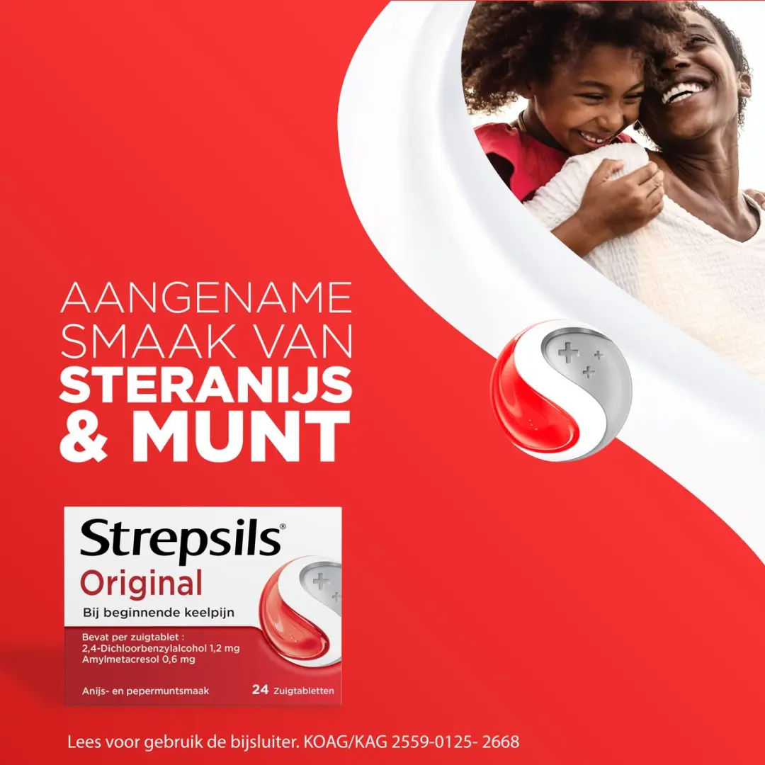 Strepsils Regular Keelpastilles - 24 Stuks