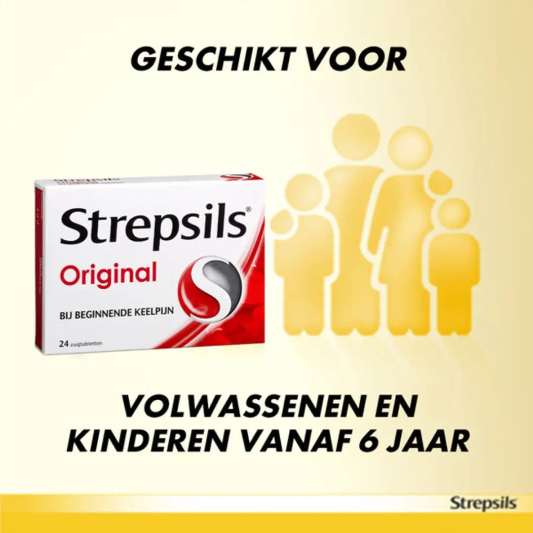 Strepsils Regular Keelpastilles - 24 Stuks