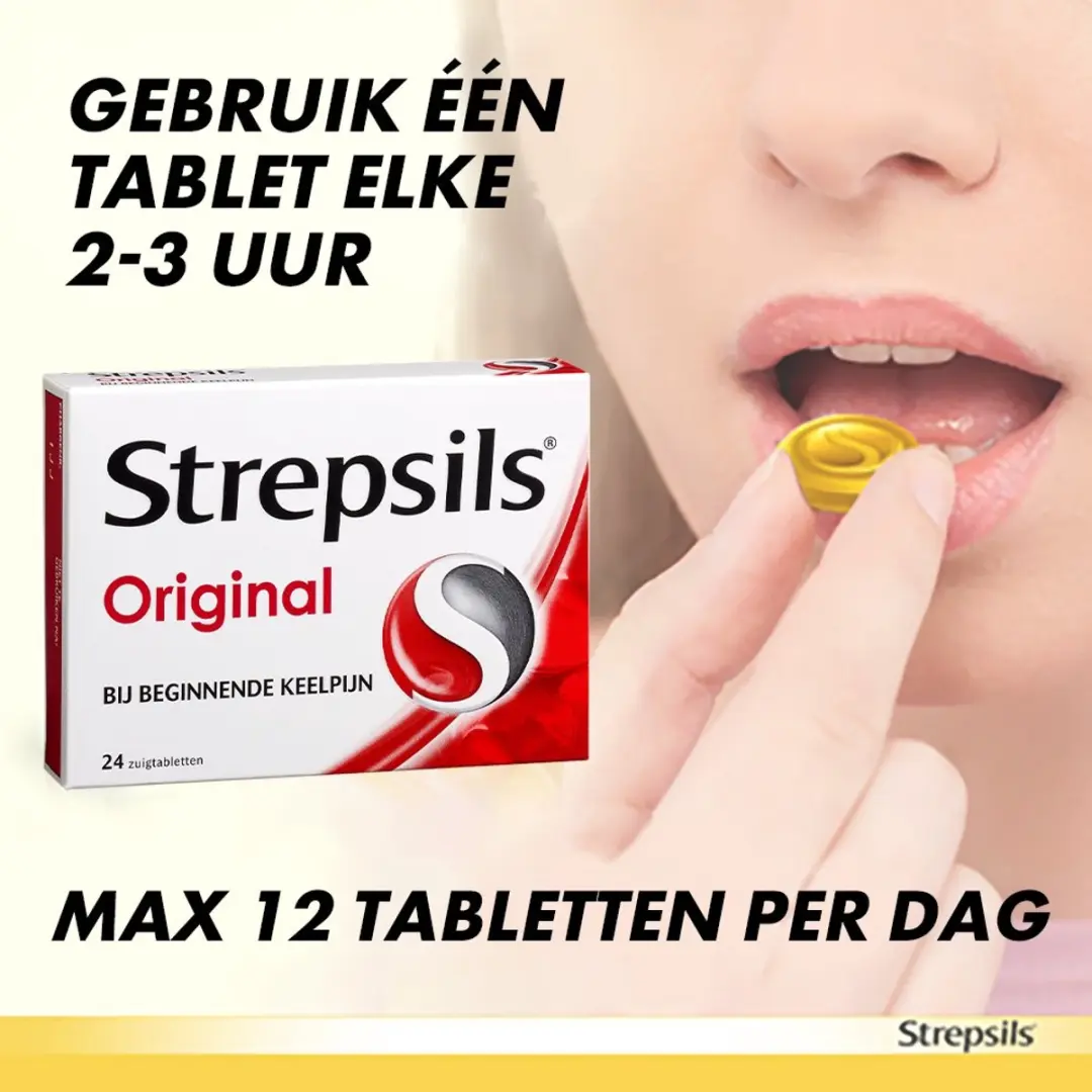 Strepsils Regular Keelpastilles - 24 Stuks