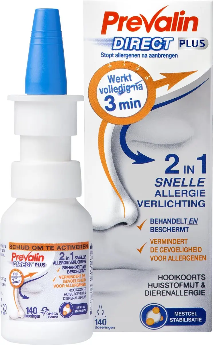 Prevalin Direct Plus Neusspray 20ml