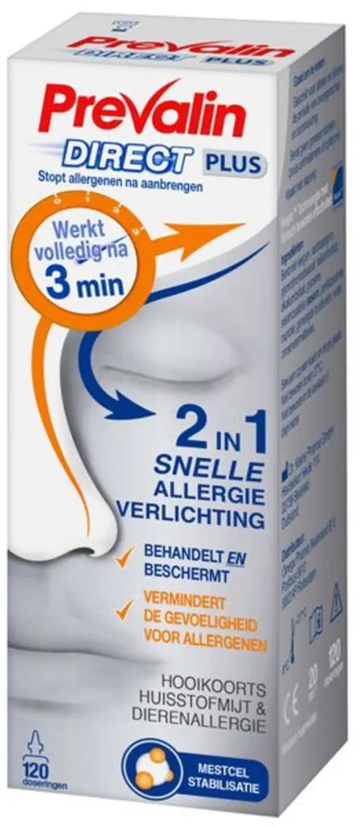 Prevalin Direct Plus Neusspray 20ml