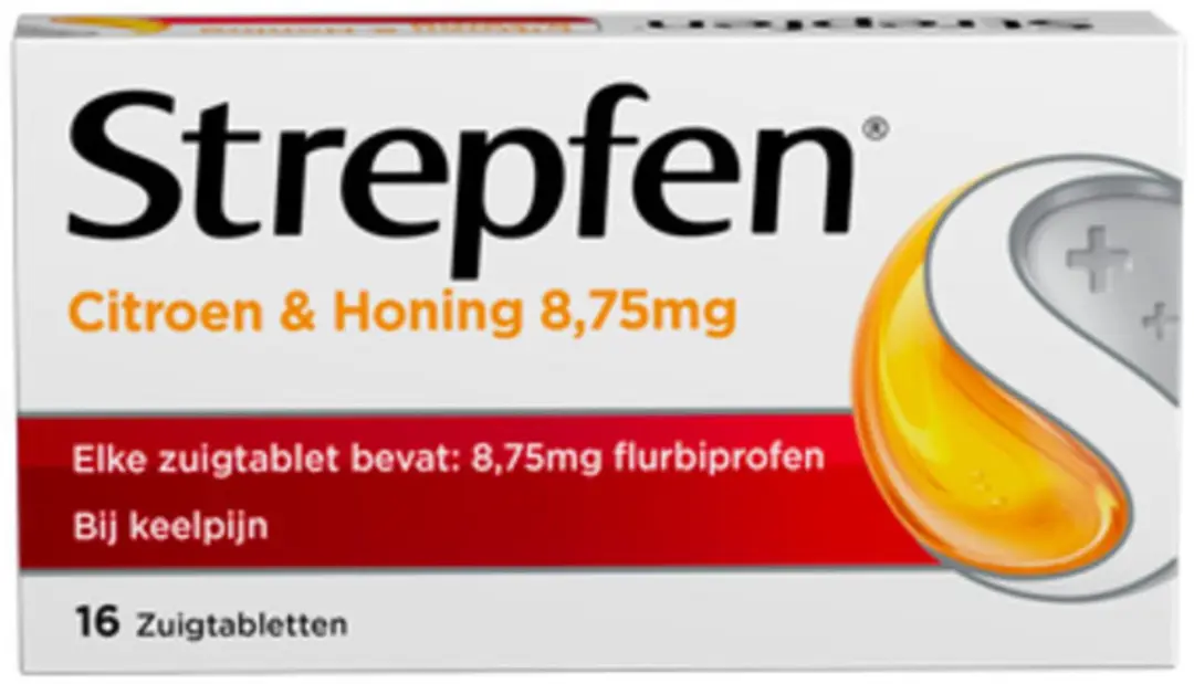 Strepfen Citroen & Honing Zuigtabletten 8,75mg - 48 Stuks