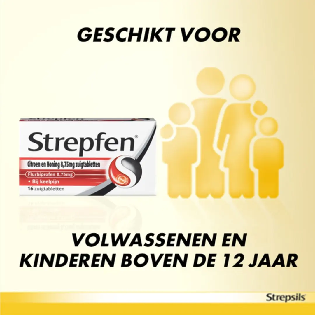 Strepfen Citroen & Honing Zuigtabletten 8,75mg