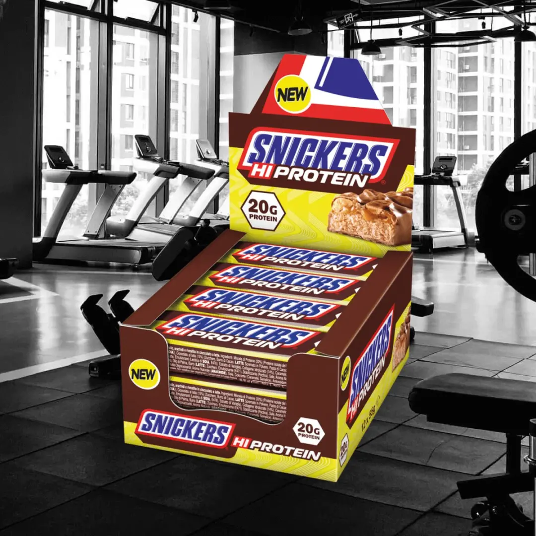 Snickers Hi Protein Repen - 12 Stuks
