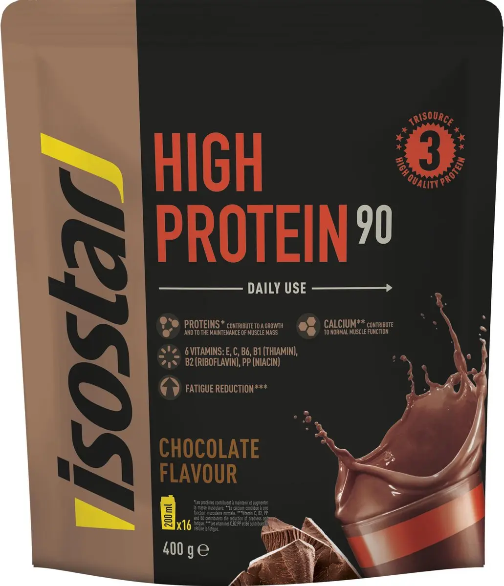 Isostar High Protein 90 Chocolade Eiwitpoeder 400g