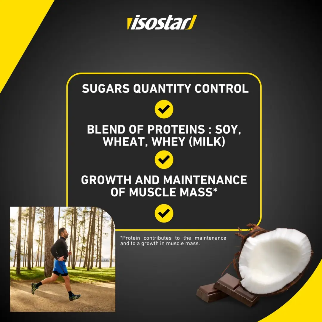 Isostar High Protein Coconut Crispy Bar - 16x55g