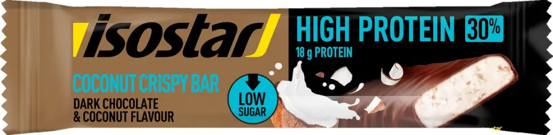 Isostar High Protein Coconut Crispy Bar - 16x55g