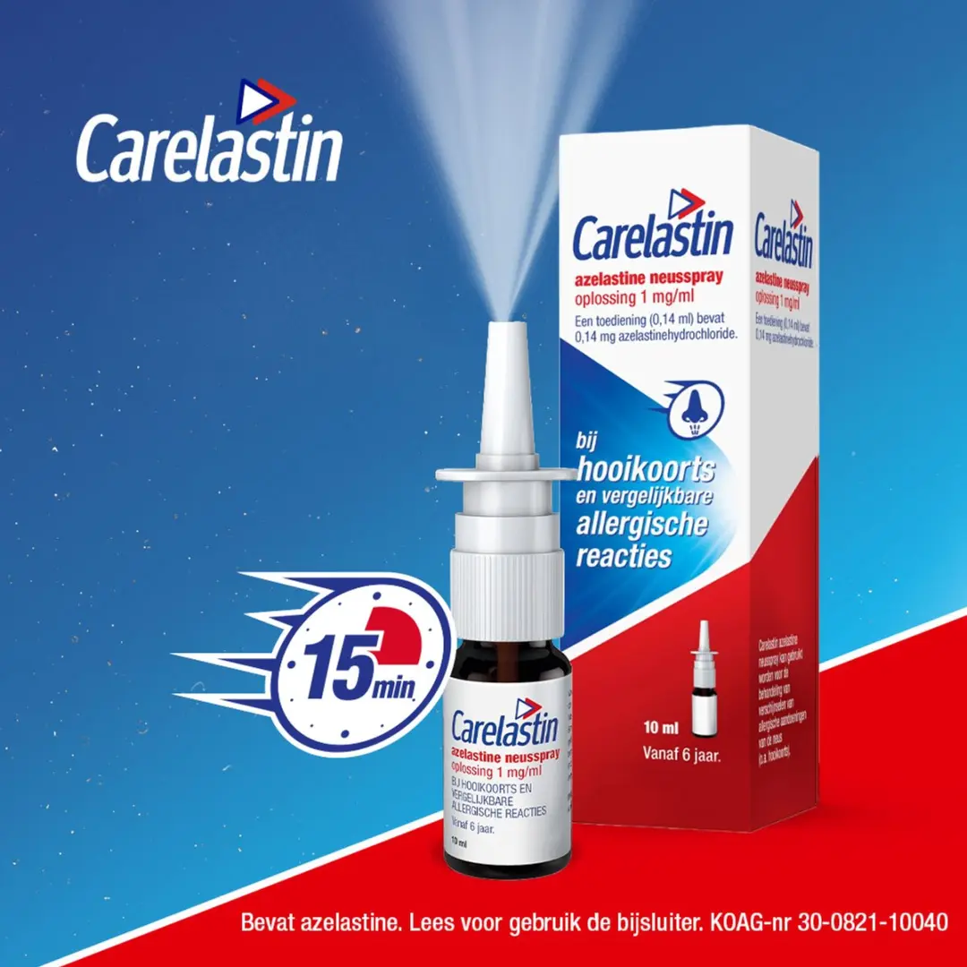 Carelastin Neusspray bij Hooikoorts 10ml