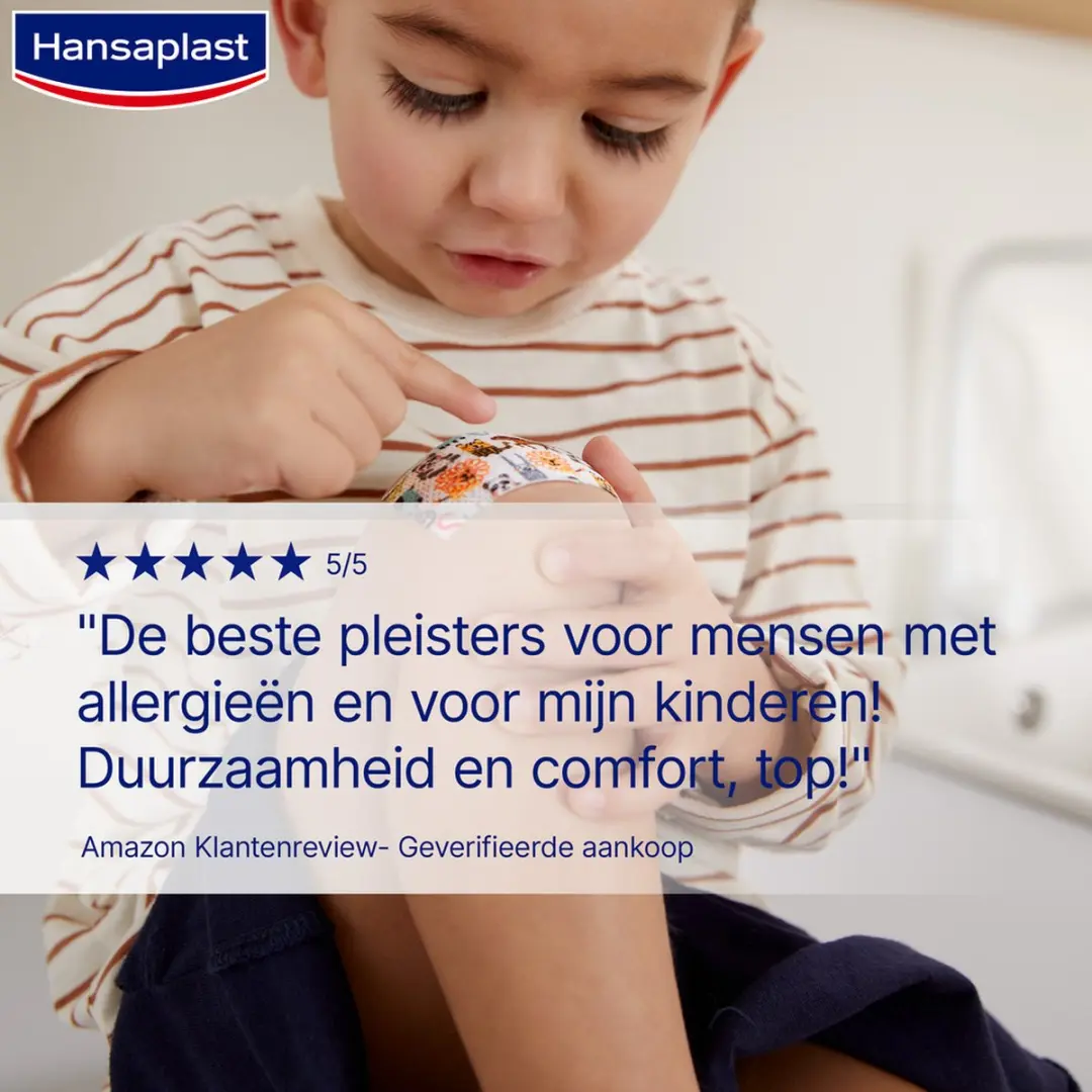 Hansaplast Kids Sensitive XL Dieren Pleisters 10 Stuks