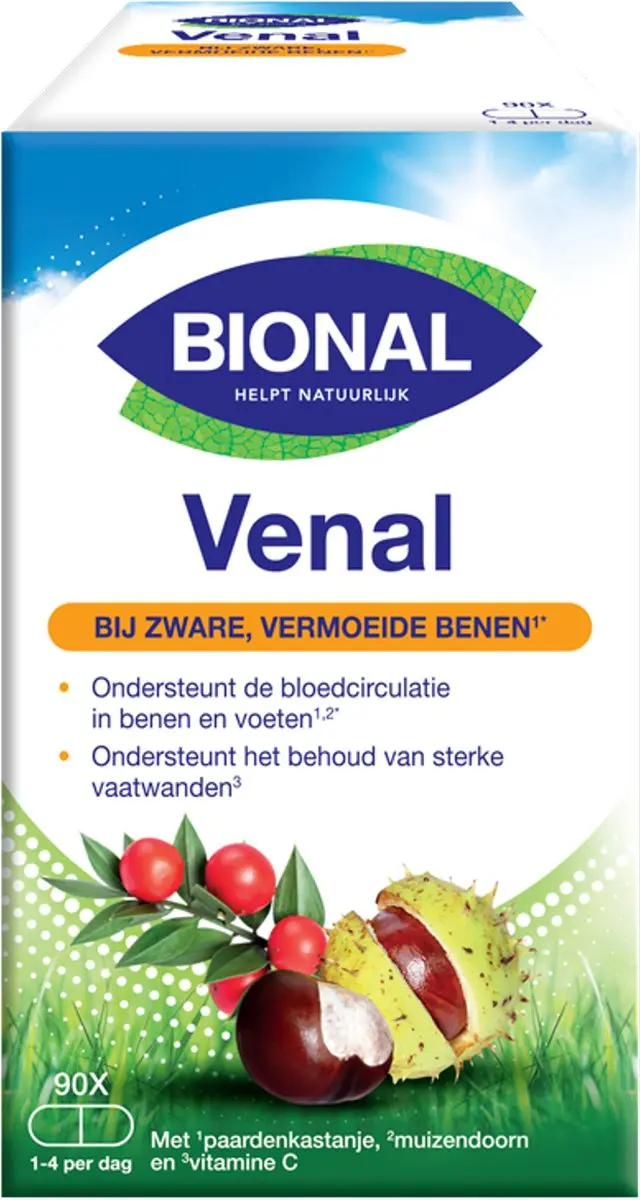 Bional Venal Bloedvaten Voedingssupplement 90 Capsules
