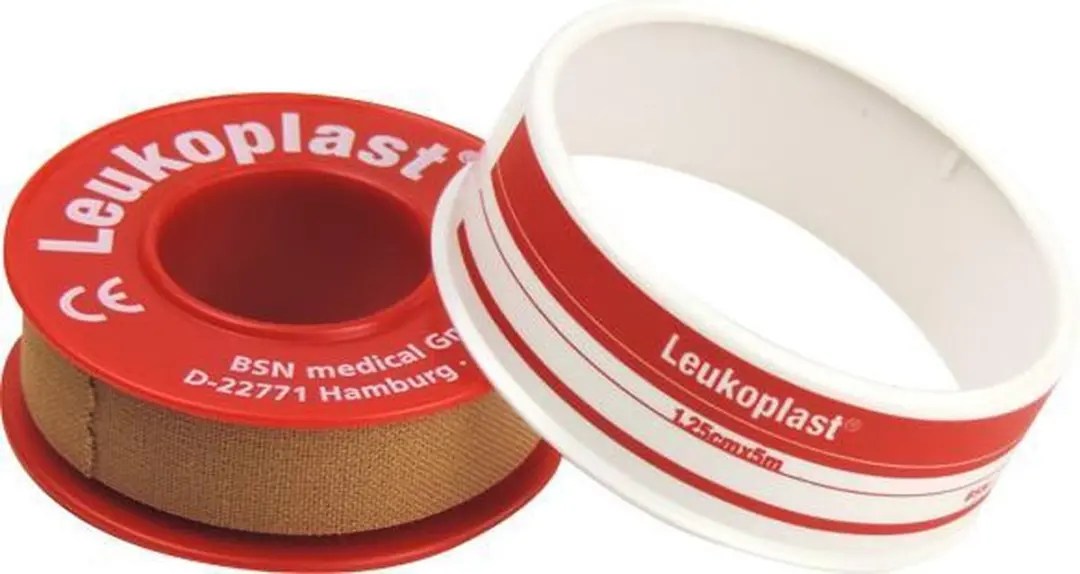 Leukoplast Hechtpleister met Klemring 1,25cm x 5m - 24 Stuks