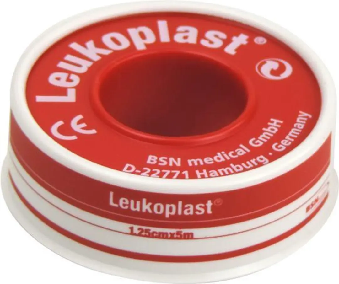 Leukoplast Hechtpleister met Klemring 1,25cm x 5m - 24 Stuks