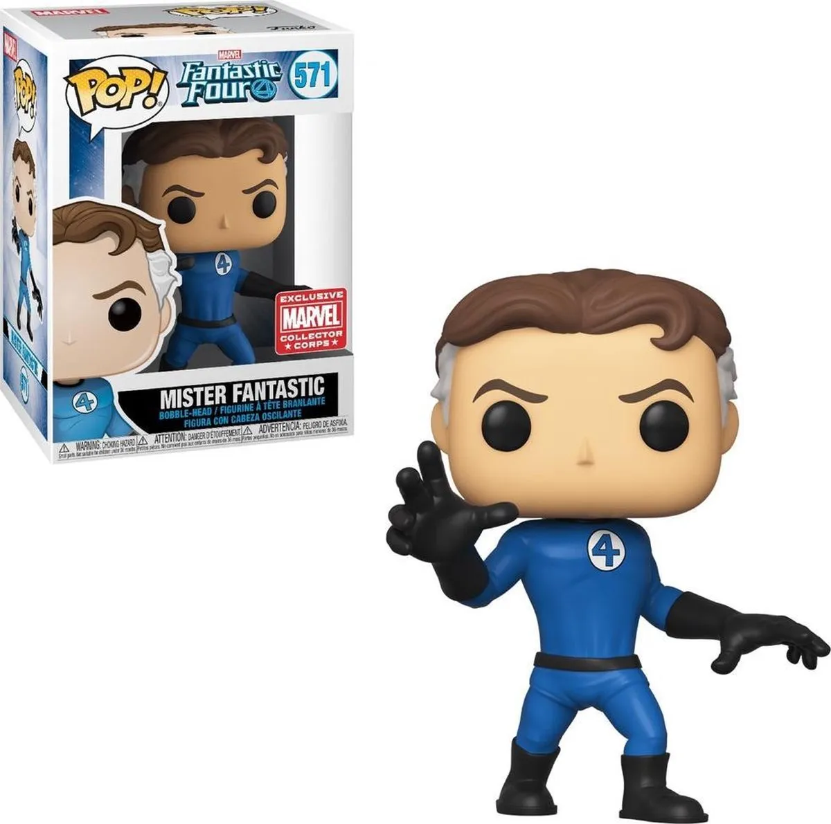 Funko Pop! Marvel Fantastic Four Mister Fantastic Stretched #571