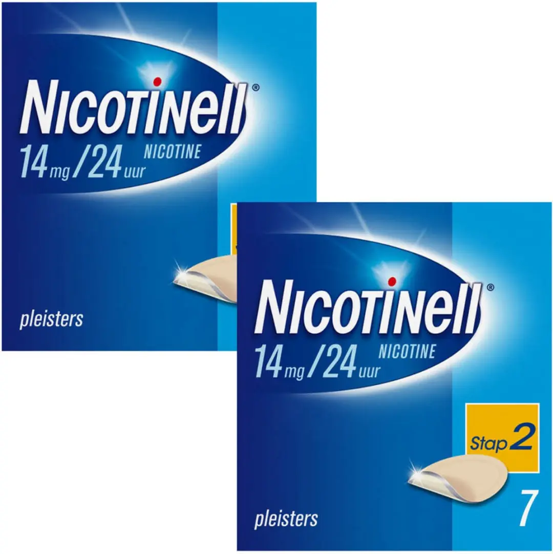 Nicotinell Nicotinepleisters 14mg - 2x7 Stuks