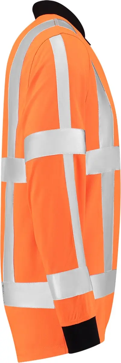 Tricorp RWS Birdseye Poloshirt Lange mouw - L - Oranje