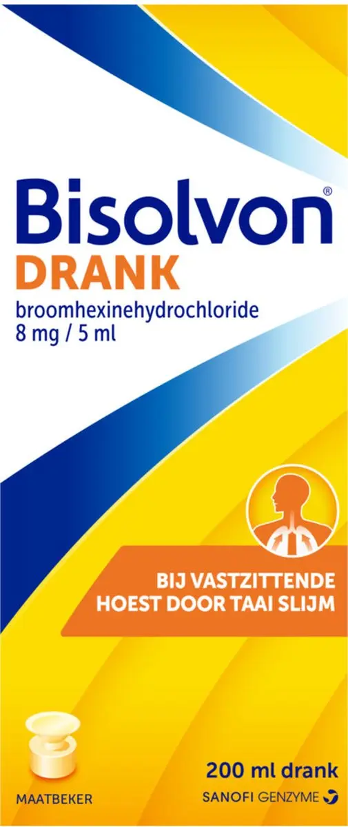 Bisolvon Drank Vastzittende Hoest 2x200ml