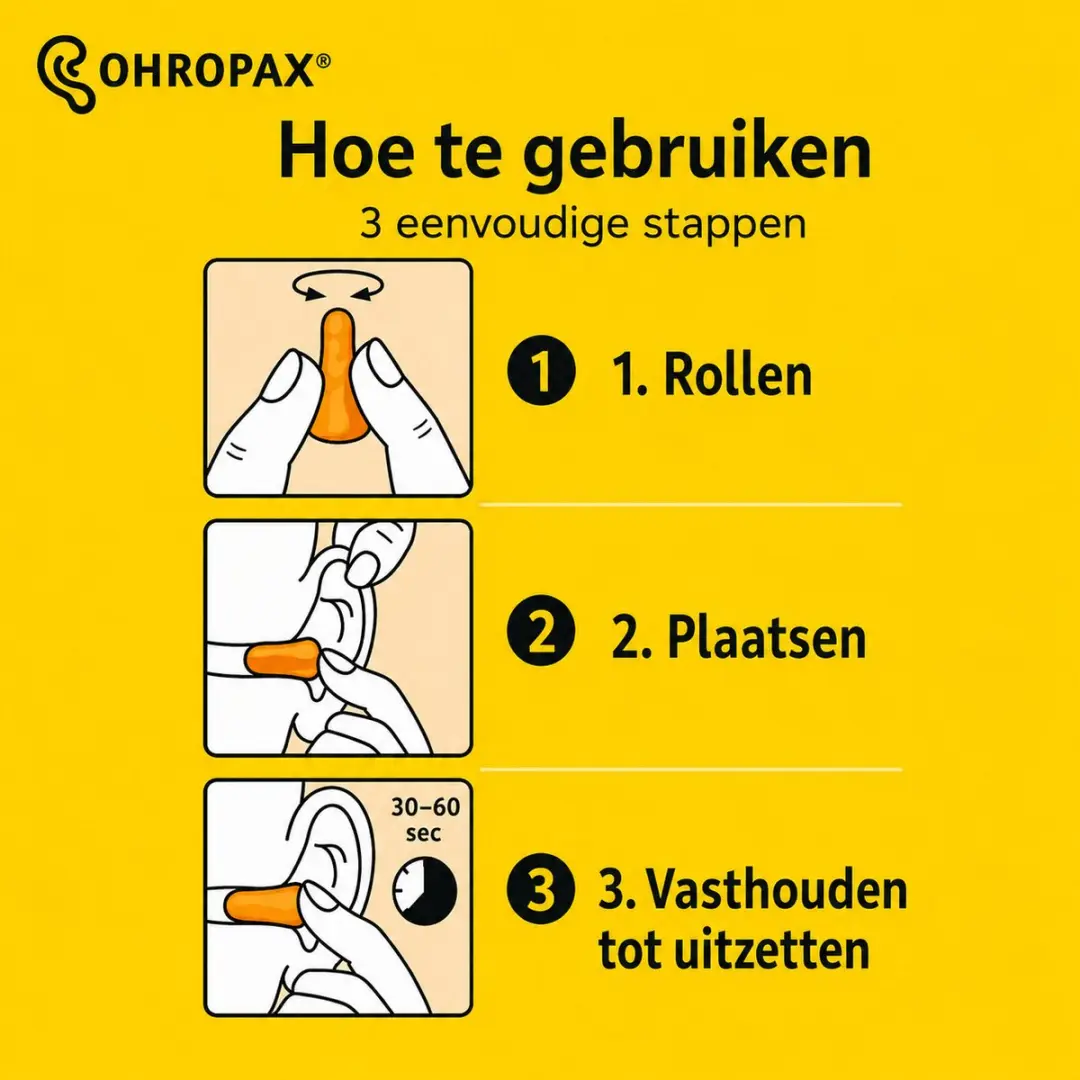 Ohropax Color Oordopjes - 8 Stuks - Gemengd