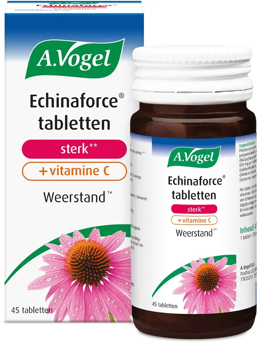 A.Vogel Echinaforce Sterk + Vitamine C 60 Tabletten