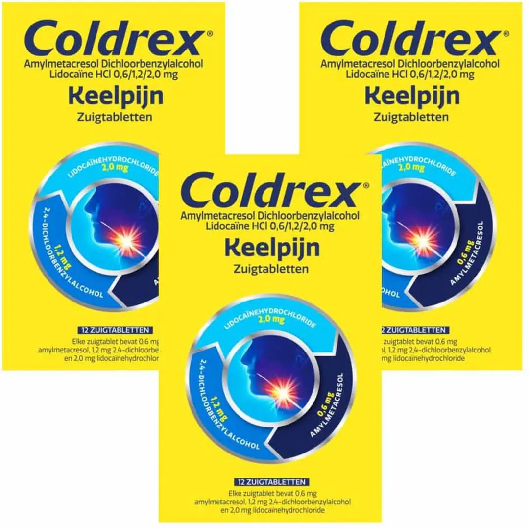 Coldrex Keelpijn Zuigtabletten - 36 Stuks