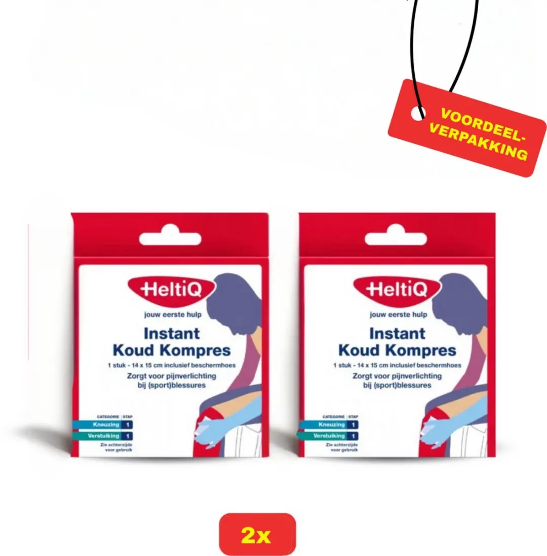 HeltiQ Instant Koud Kompres 14x15cm