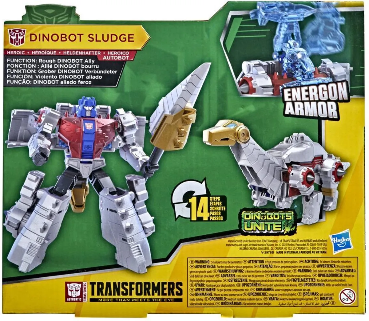 Hasbro Transformers Dinobot Sludge F2754ES0 - Meerkleurig