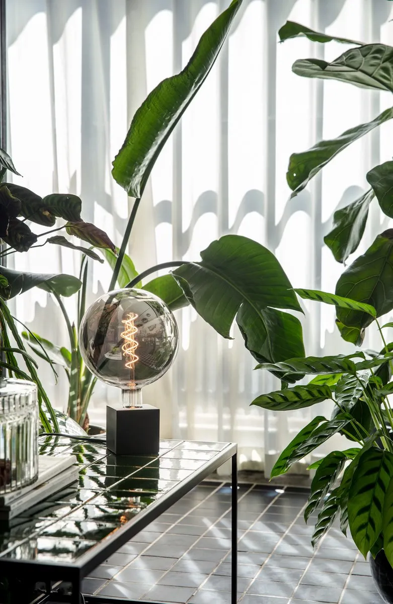 Calex Kalmar XXL Titanium E27 LED Lamp 5W - Rookglas