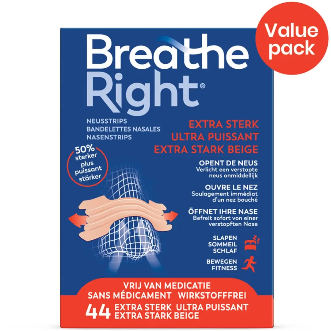 Breathe Right Neusstrips Extra Sterk