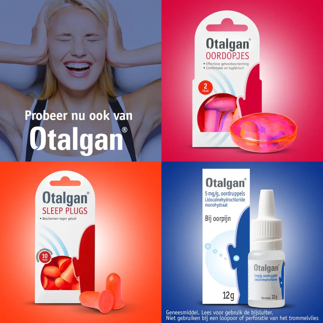 Otalgan Party Plugs Oordoppen - Blauw - afbeelding 6 van 6