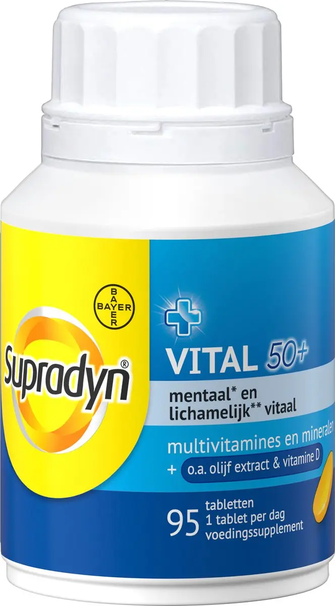 Supradyn Vital 50+ Multivitaminen Tabletten 95 Stuks