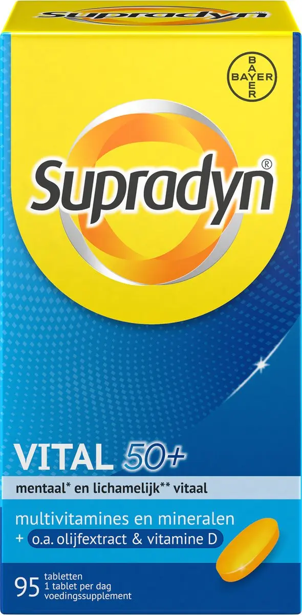 Supradyn Vital 50+ Multivitaminen Tabletten 95 Stuks