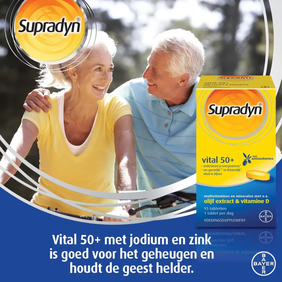 Supradyn Vital 50+ Multivitaminen Tabletten 95 Stuks