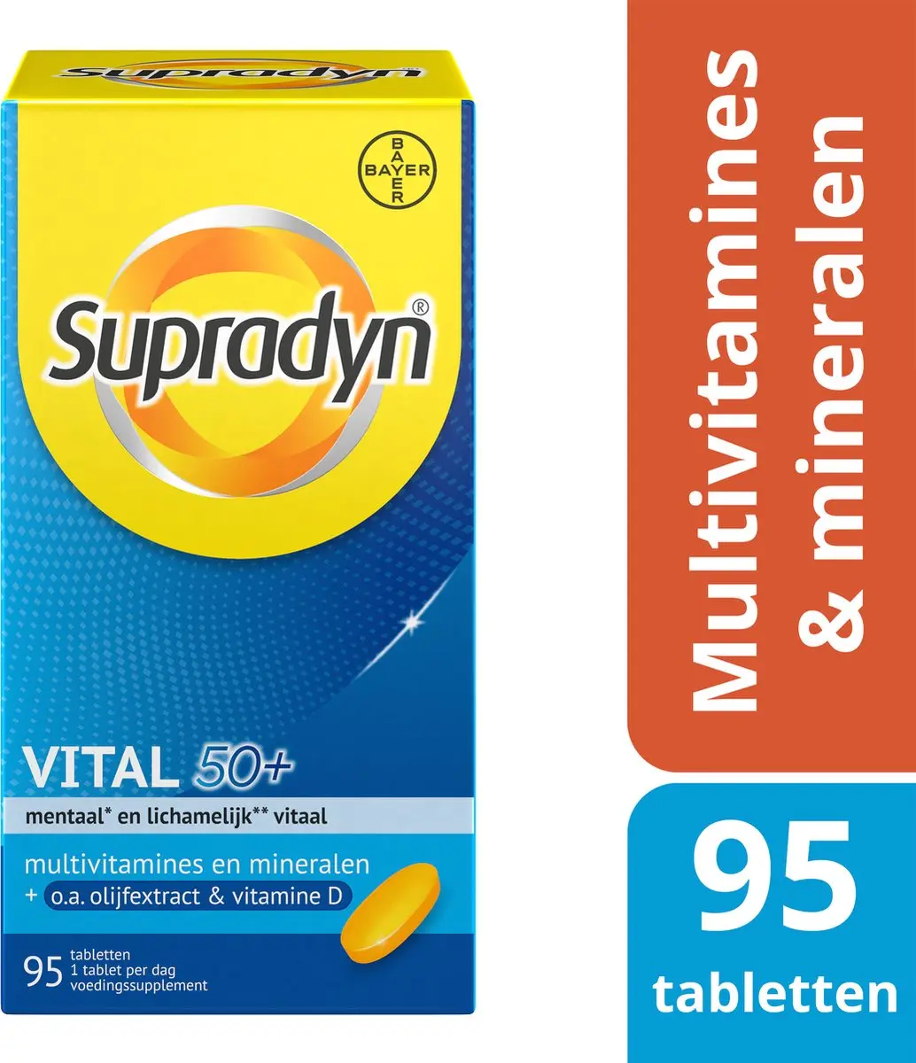 Supradyn Vital 50+ Multivitaminen Tabletten 95 Stuks