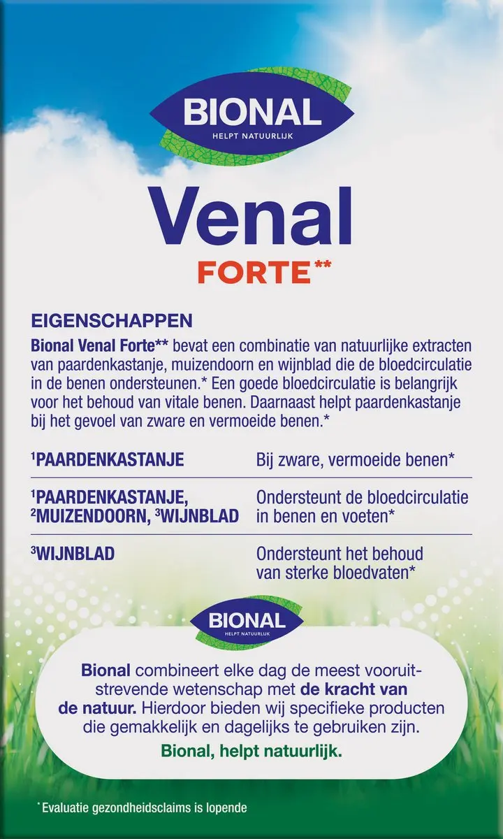 Bional Venal Forte Voedingssupplement 90 Capsules