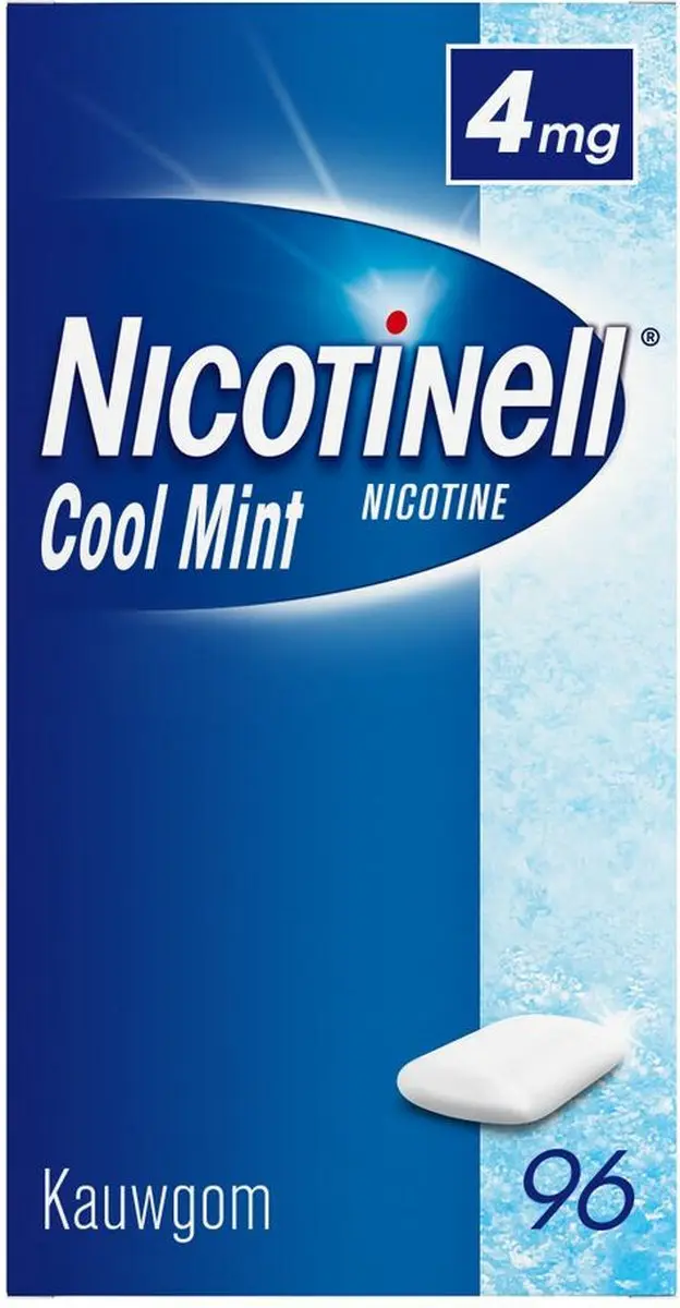 Nicotinell Kauwgom Cool Mint 4mg