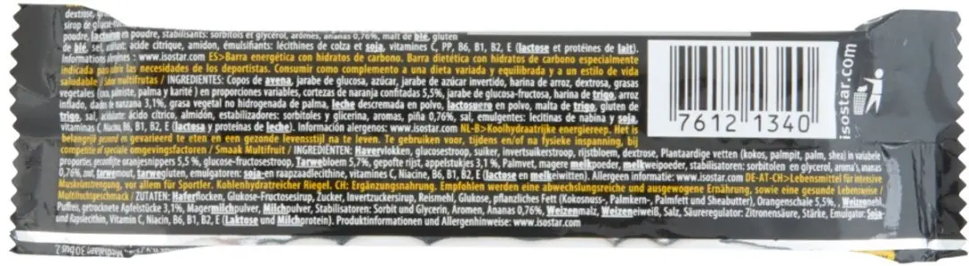 Isostar High Energy Sportreep Multifruits 240g - 3x40g