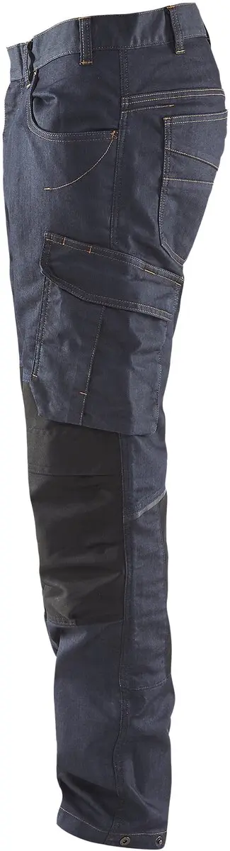 Blåkläder Service Werkbroek 1497-1141 - Denim - 150 Marineblauw/Zwart