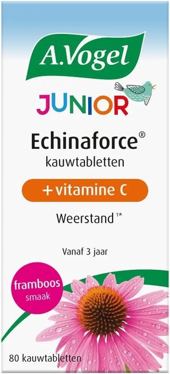 A.Vogel Echinaforce Junior + Vitamine C Kauwtablet 80 Stuks