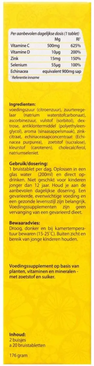 Roter Immuun Bruis - Vitamine C & D 40 Stuks