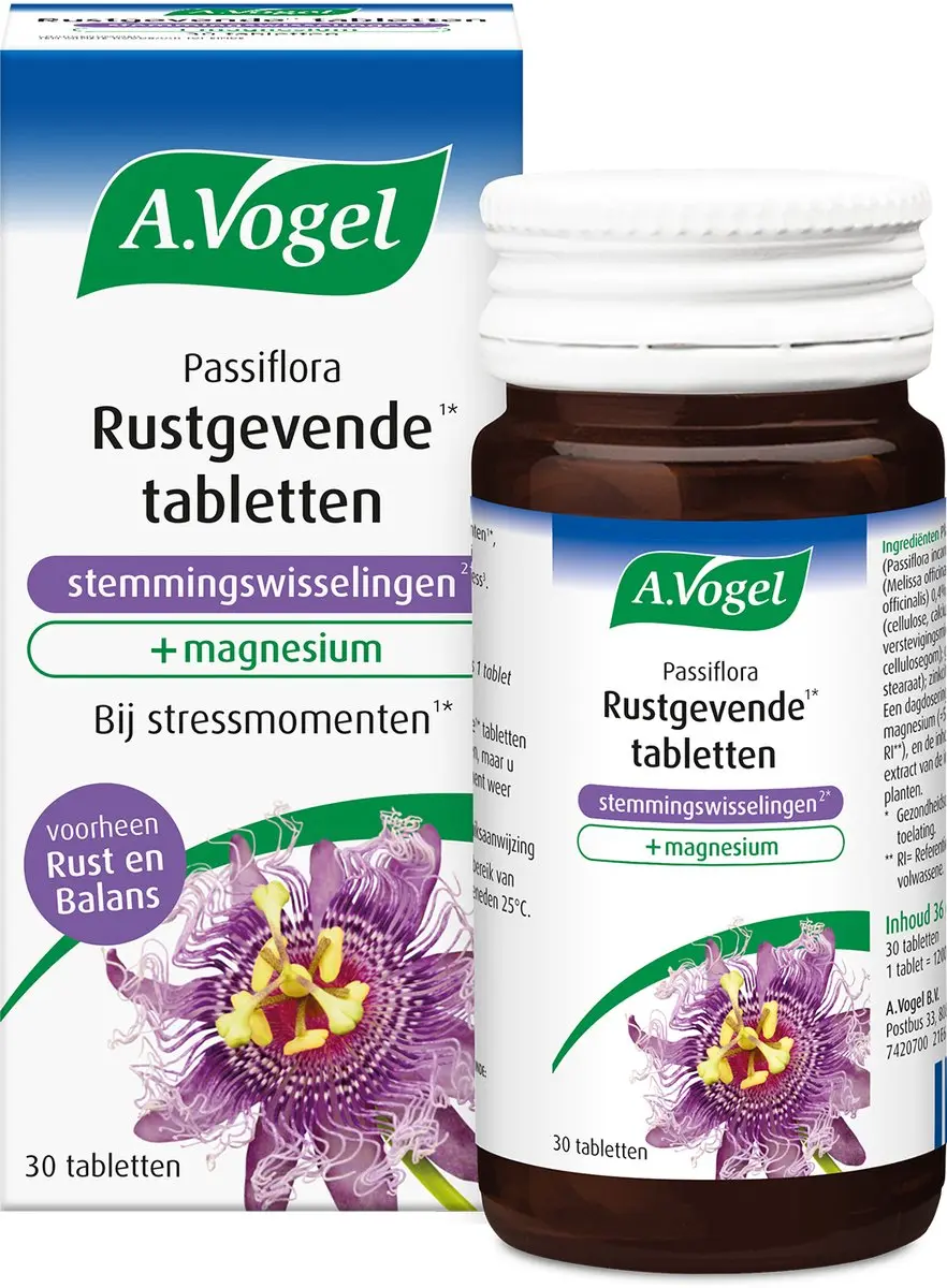 A.Vogel Passiflora Stemmingstabletten 30 Stuks
