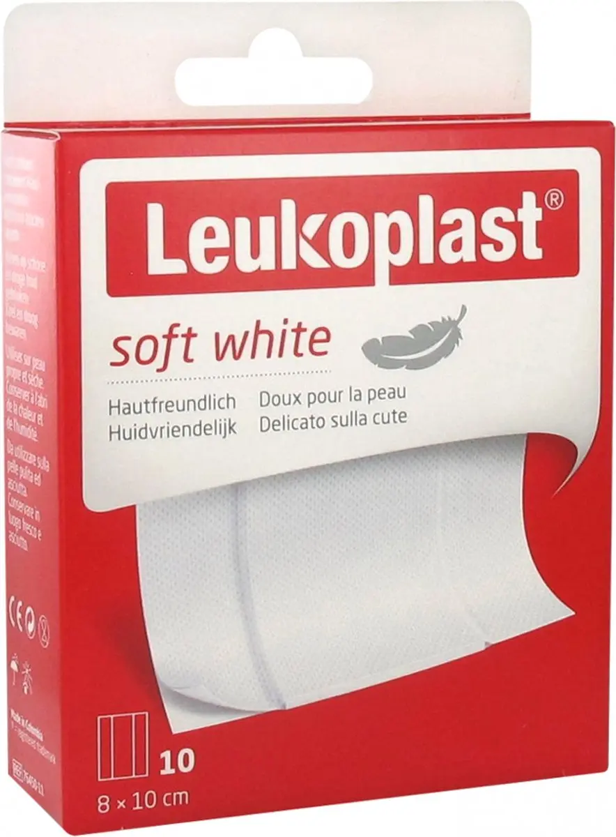 Leukoplast Soft White Pleisters 10x8cm
