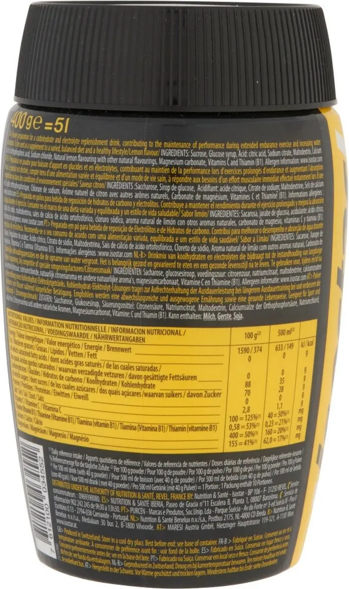 Isostar Hydrate & Perform Citroen 400g