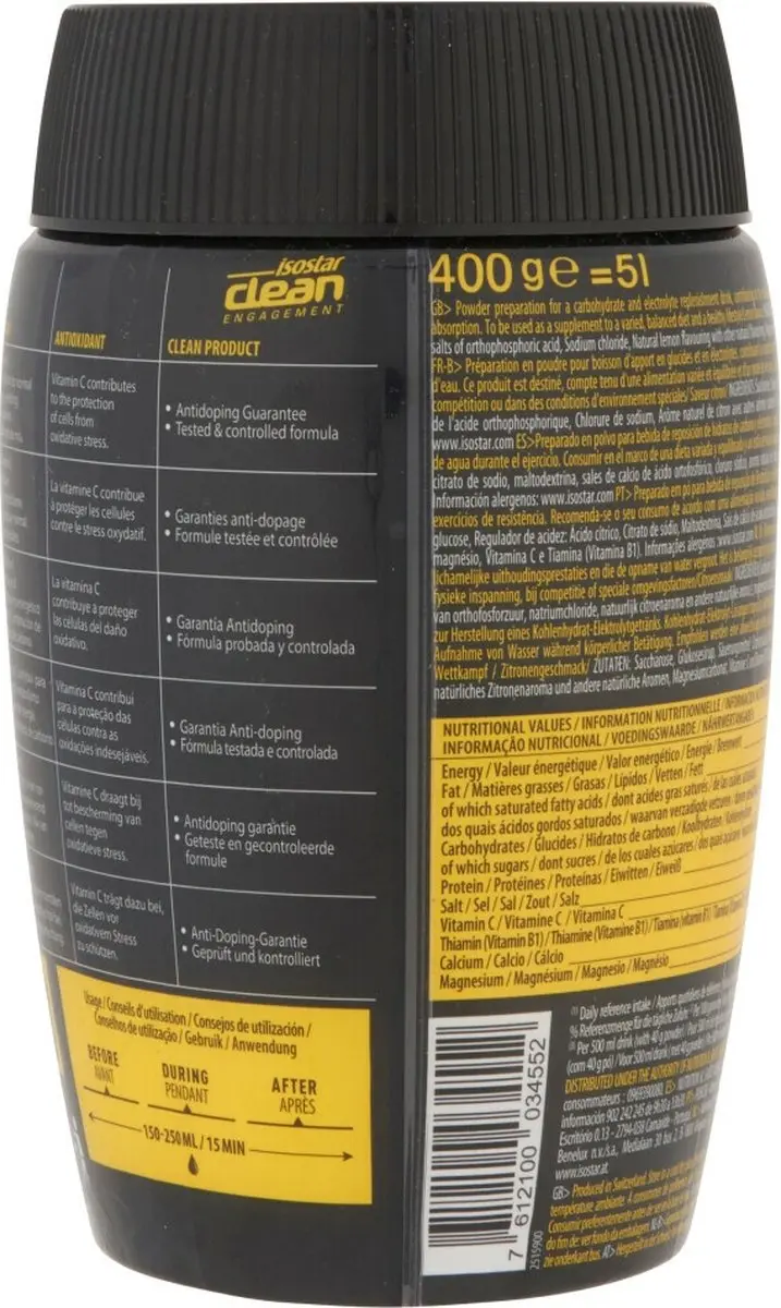 Isostar Hydrate & Perform Citroen 400g