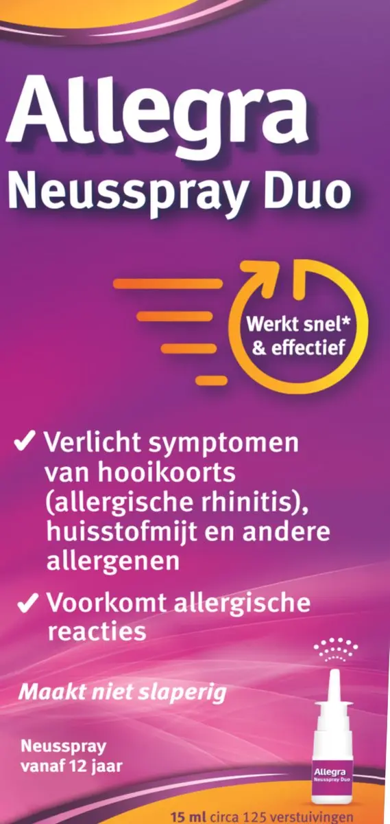 Allegra Neusspray Duo 15ml
